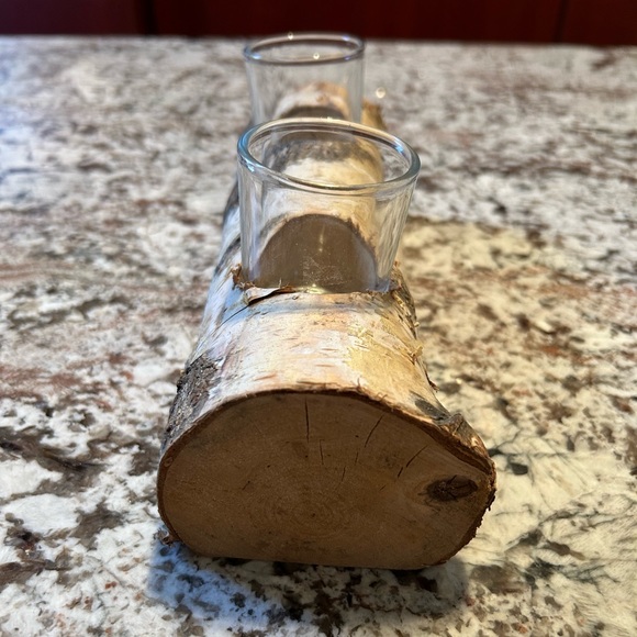 Birch candle holder - Picture 3 of 5